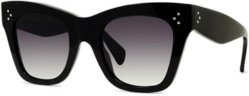 Almindelig Editor Æble Celine Sunglasses with a frame made of injected in black and lenses made of  plastic in