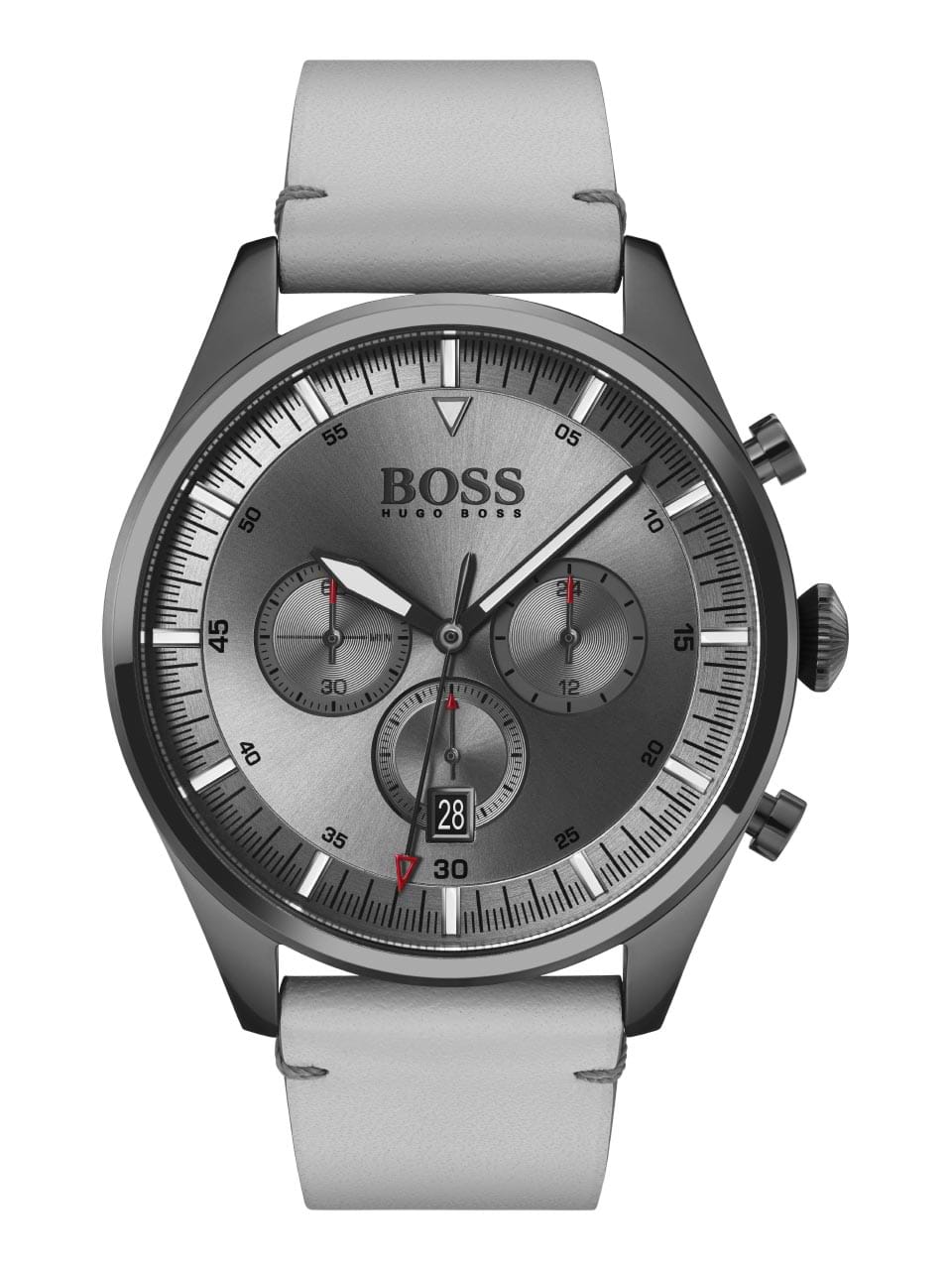 hugo boss men's ion plated strap watch
